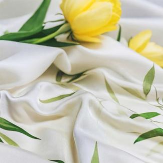 Tissu série crêpe-rayonne / viscose en polyester