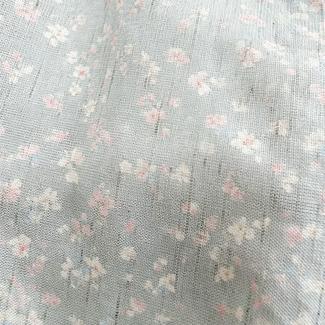 Tissu mélangé soie-lin