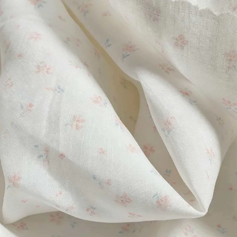 Tissu Ramie à impression numérique