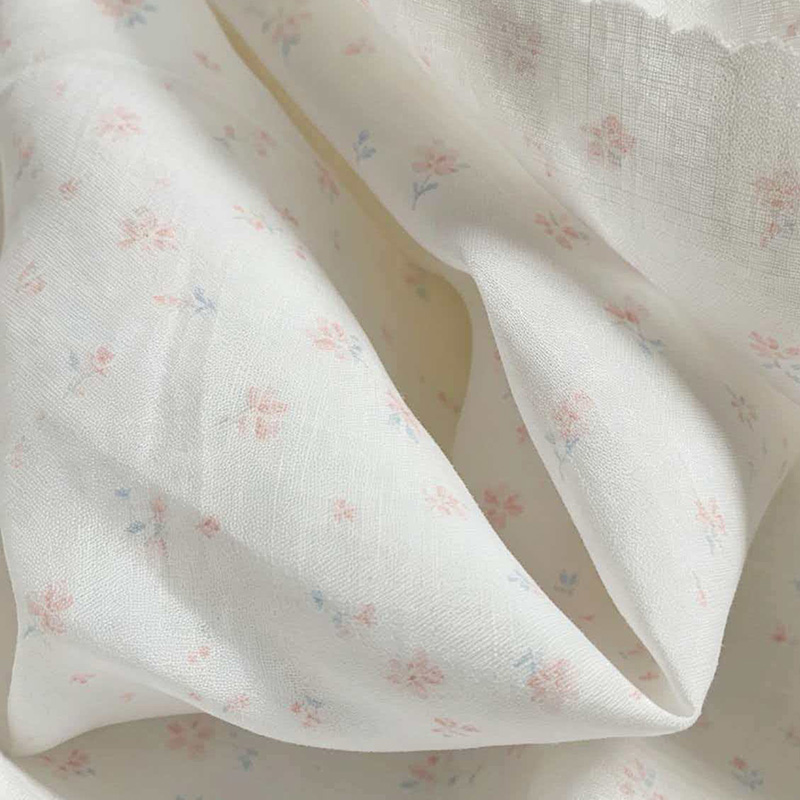 Tissu Ramie à impression numérique